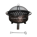 Garden Treasures Iswed Steel Wood Burning Fire Pit